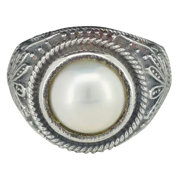 Pearl Sterling Silver Ring
