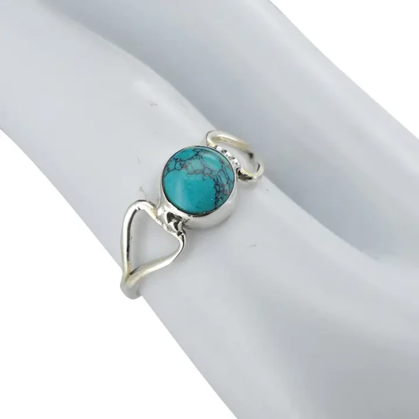 Howlite Sterling Silver Ring