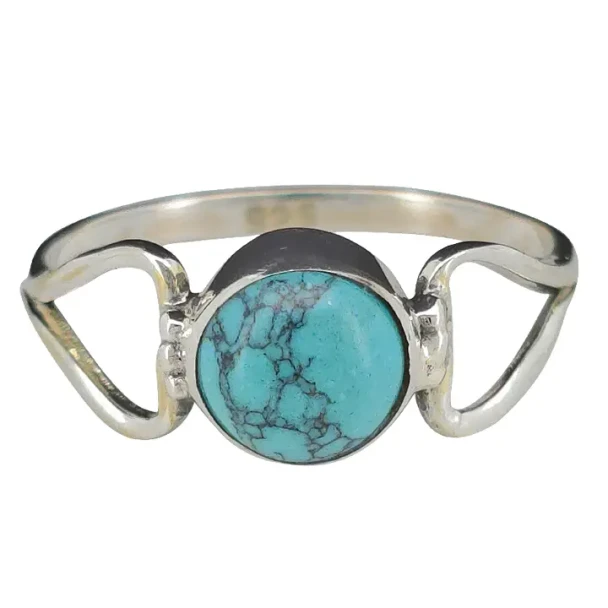 Howlite Sterling Silver Ring