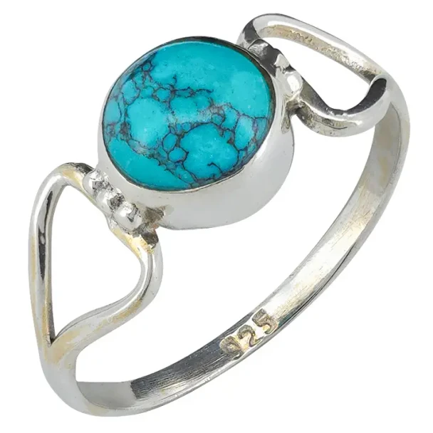 Howlite Sterling Silver Ring