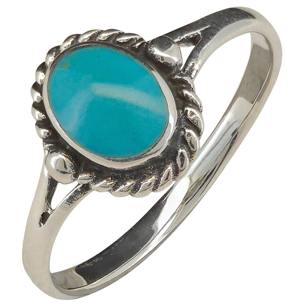 Howlite Sterling Silver Ring