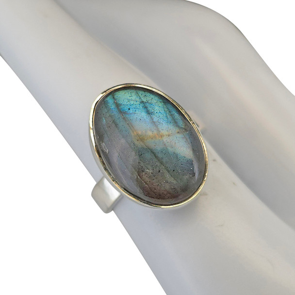 Labradorite Sterling Silver Ring