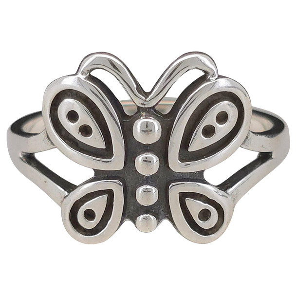 Sterling Silver Butterfly Ring