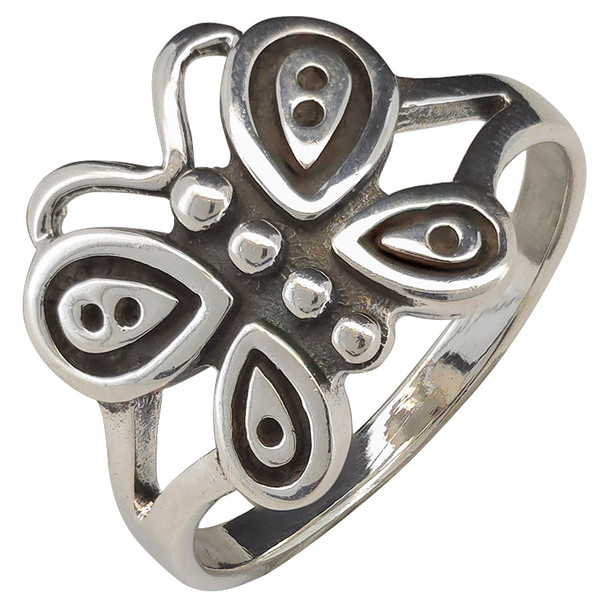 Sterling Silver Butterfly Ring