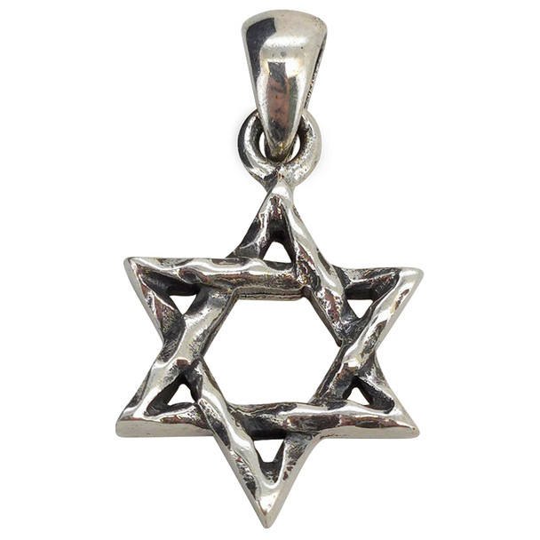 Star of David Sterling Silver Pendant