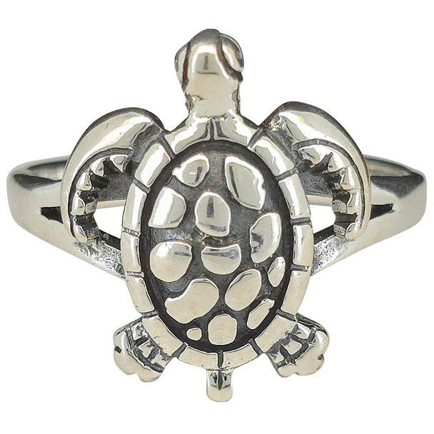 Sterling Silver Turtle Ring