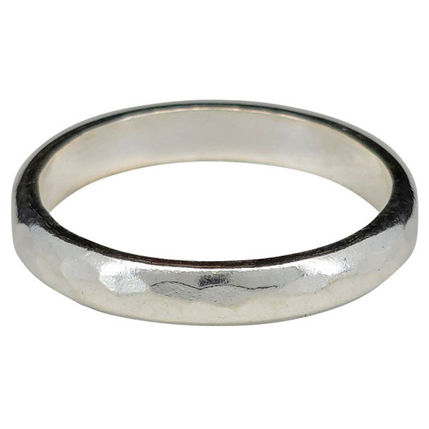Textured Band Sterling Silver Ring
