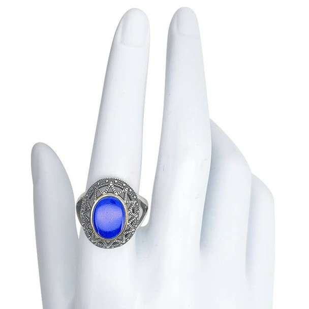 Lapis Sterling Silver Ring