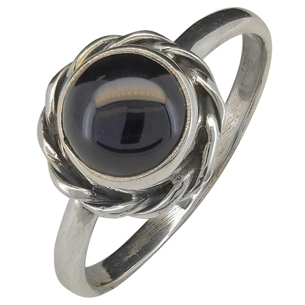 Black Onyx Sterling Silver Ring