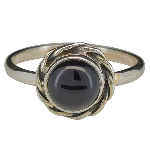 Black Onyx Sterling Silver Ring