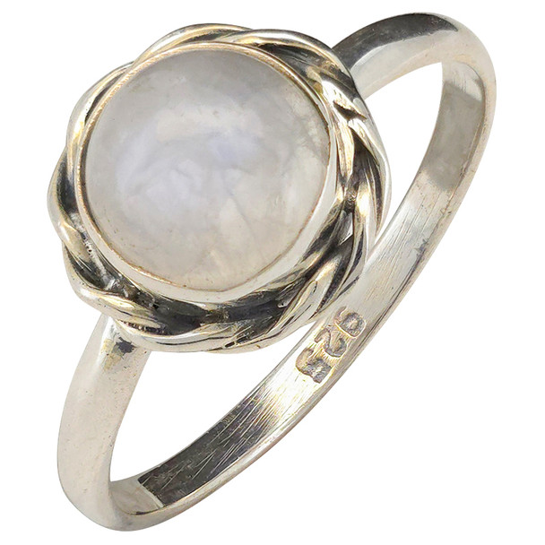 Moonstone Sterling Silver Ring