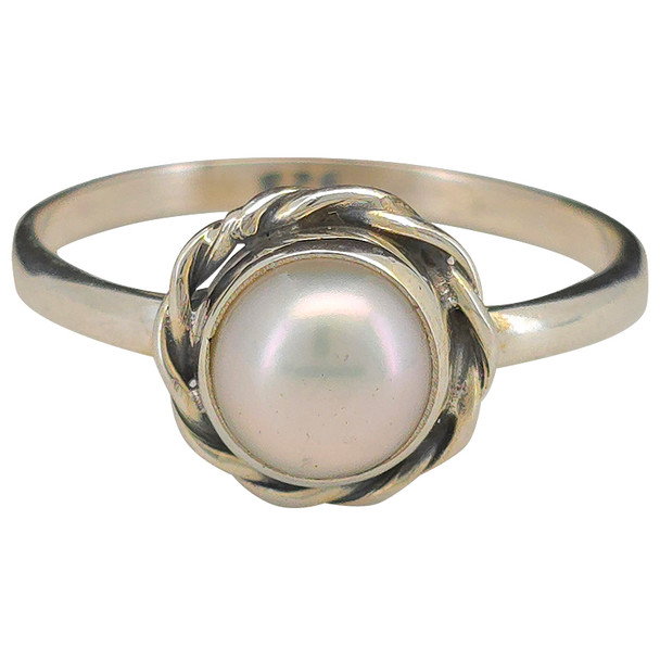 Pearl Sterling Silver Ring