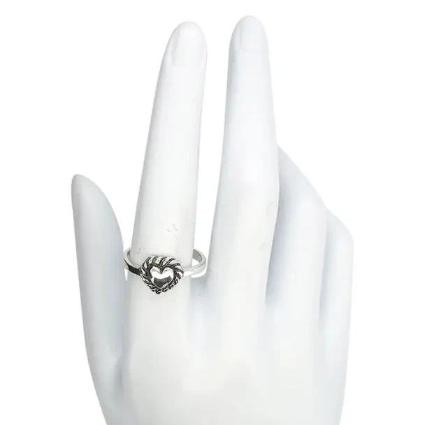 Heart Sterling Silver Ring