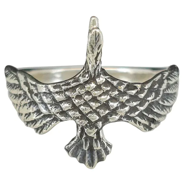 Sterling Silver Crane Ring