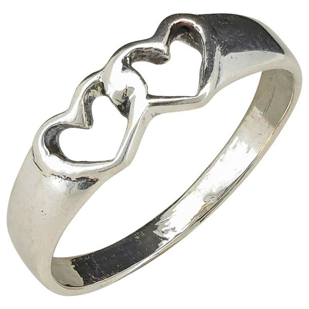 Sterling Silver Mini Heart Ring