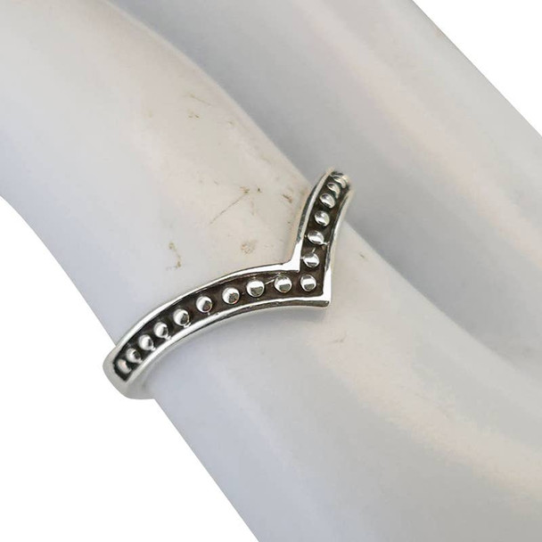 Sterling Silver Chevron Ring