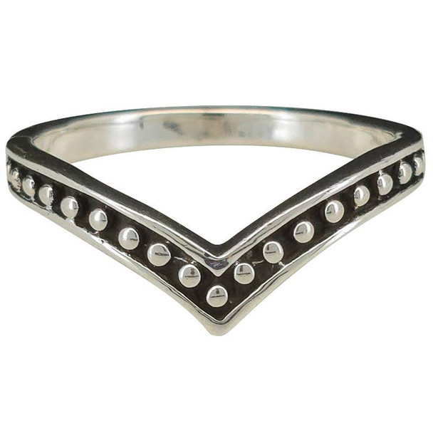 Sterling Silver Chevron Ring