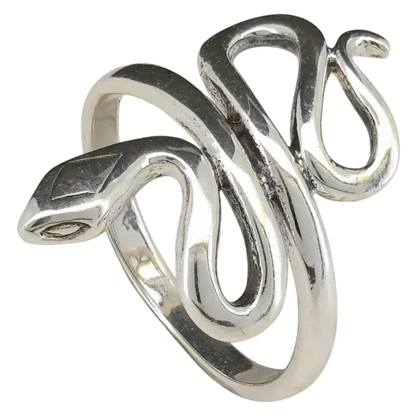 Sterling Silver Snake Ring