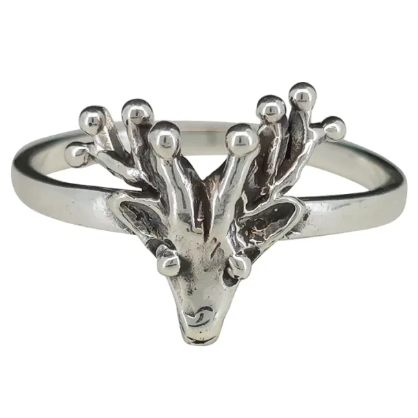 Reindeer Sterling Silver Ring