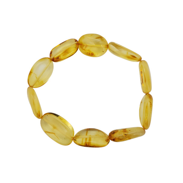 Citrine Amber¬† Stretch Bracelet