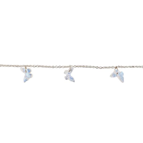 Butterfly Moonstone Link Bracelet