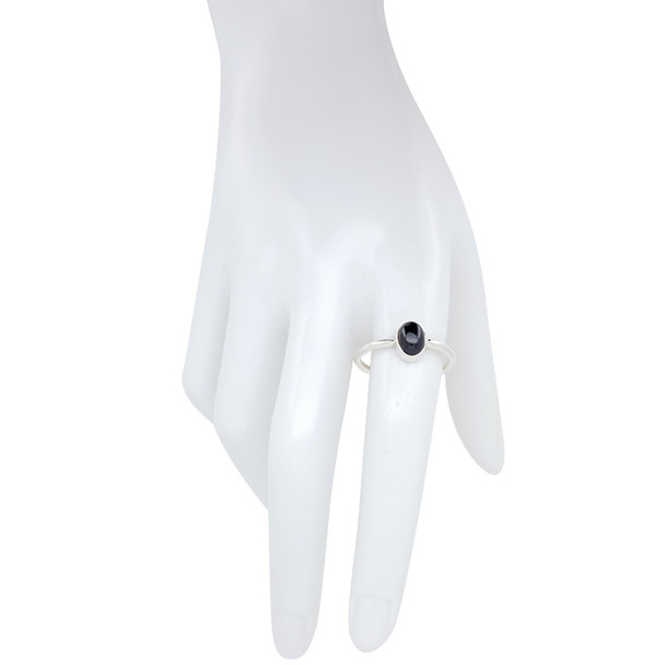 Black Onyx Sterling Silver Ring