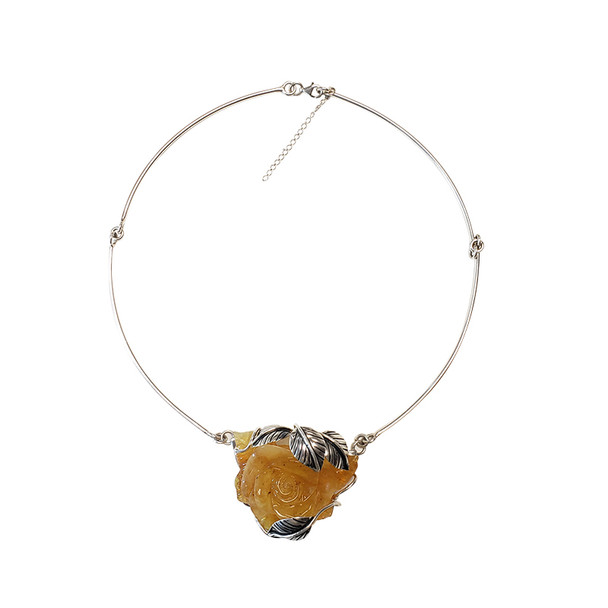 Butterscotch¬† Amber Handmade Sterling Silver Necklace