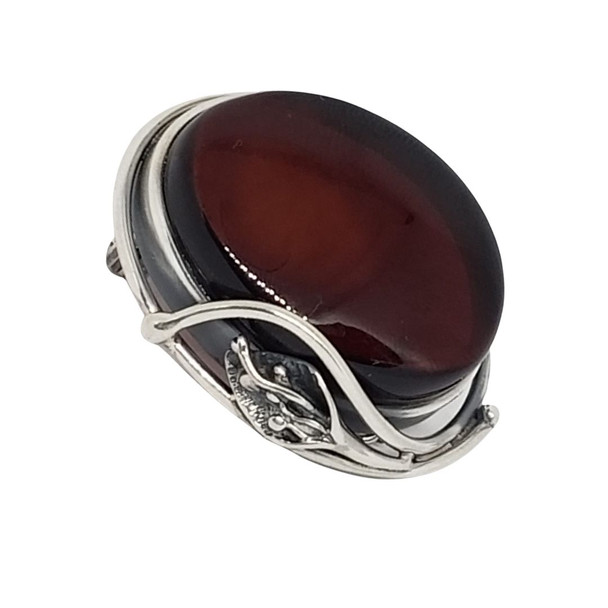 Amber Handmade Pin/Pendant