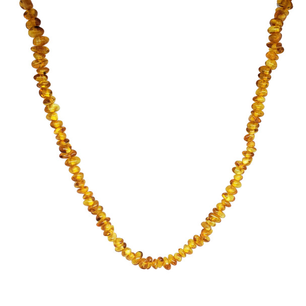 Cognac¬†Amber Choker Necklace 14"