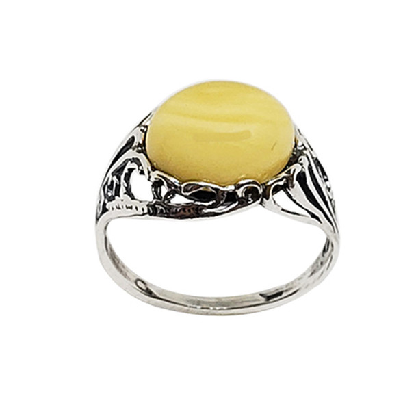 Butterscotch¬† Amber Sterling Silver Ring