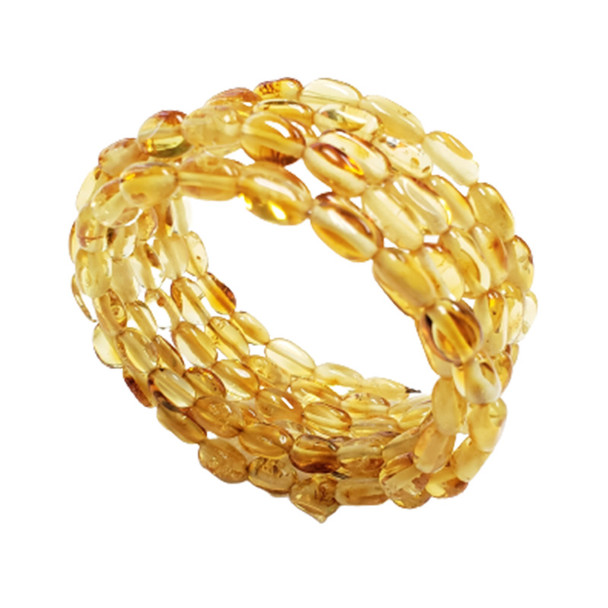 Citrine¬†Amber Bracelet On Wire