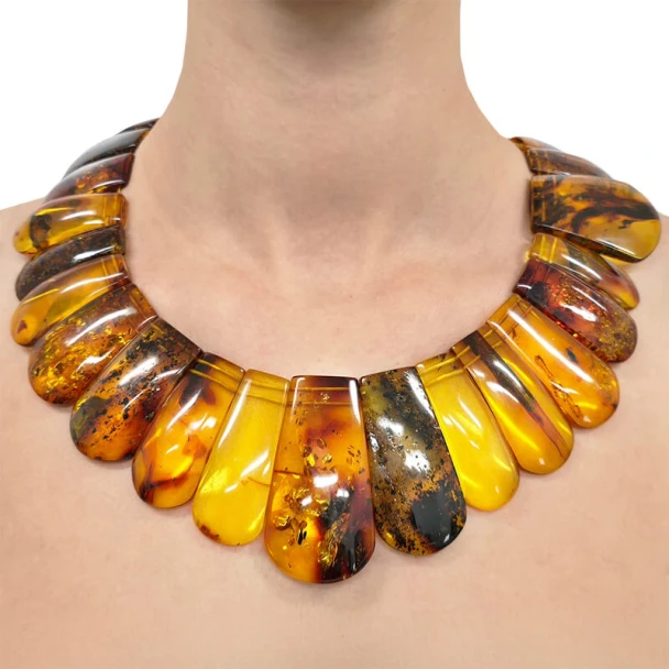 Baltic Amber Cleopatra Style Necklace