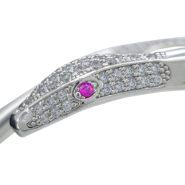 Sterling Silver Snake Cuff Bracelet