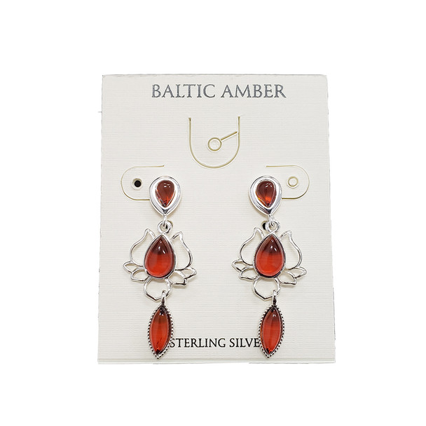 Cardstock Baltic Amber Earring/Pendant Cards (10)