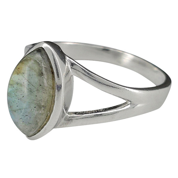 Labradorite Sterling Silver Ring -