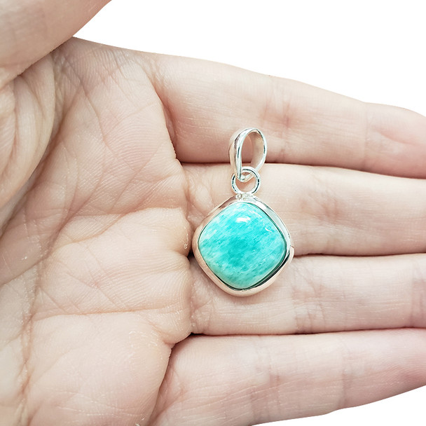 Amazonite Sterling Silver Pendant ....