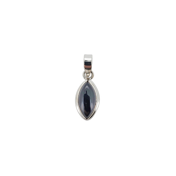 Black Onyx Sterling Silver Pendant .....