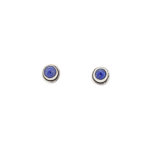 Lapis Silver Stud Earrings ...