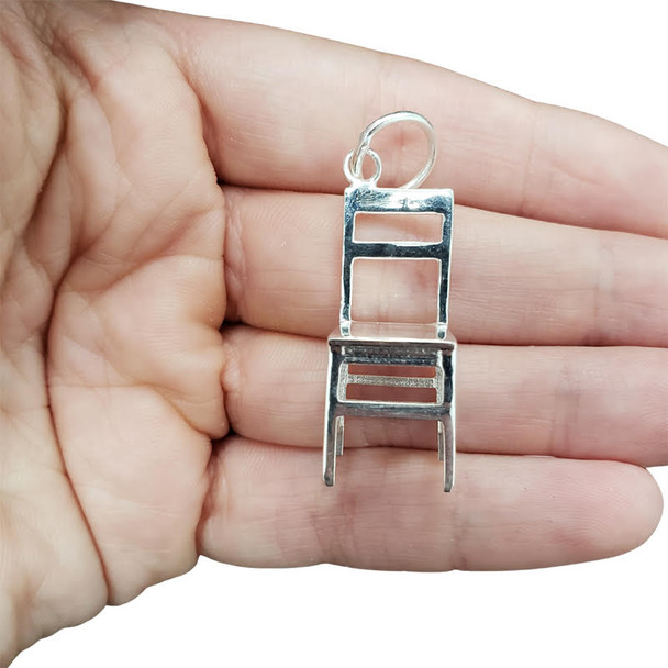 Chair Sterling Silver Pendant