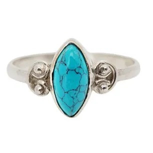 Howlite Stone Sterling Silver Ring