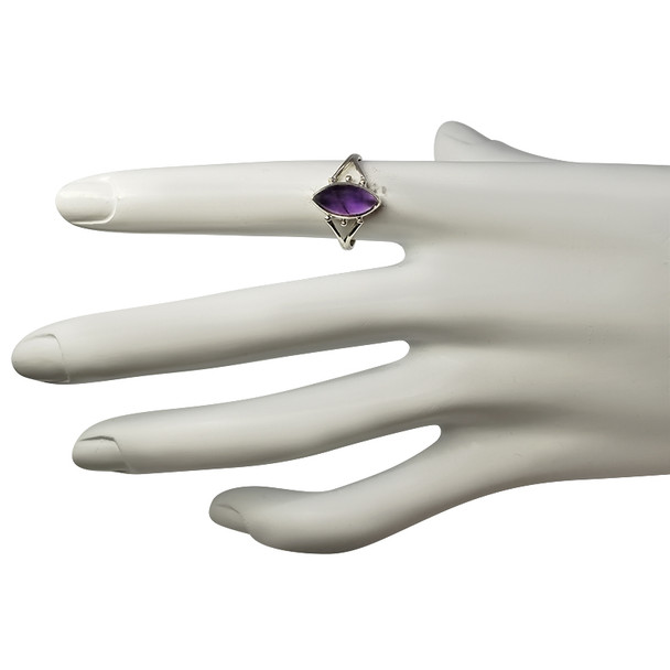 Amethyst Sterling Silver Ring