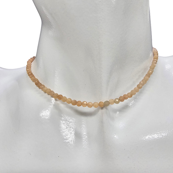 Peach Moonstone Necklace For Pendants