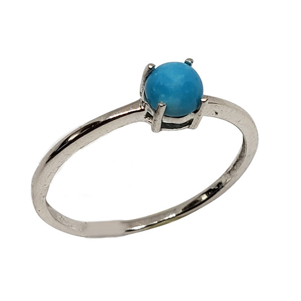 Turquoise Sterling Silver Ring (R-TR-4005)