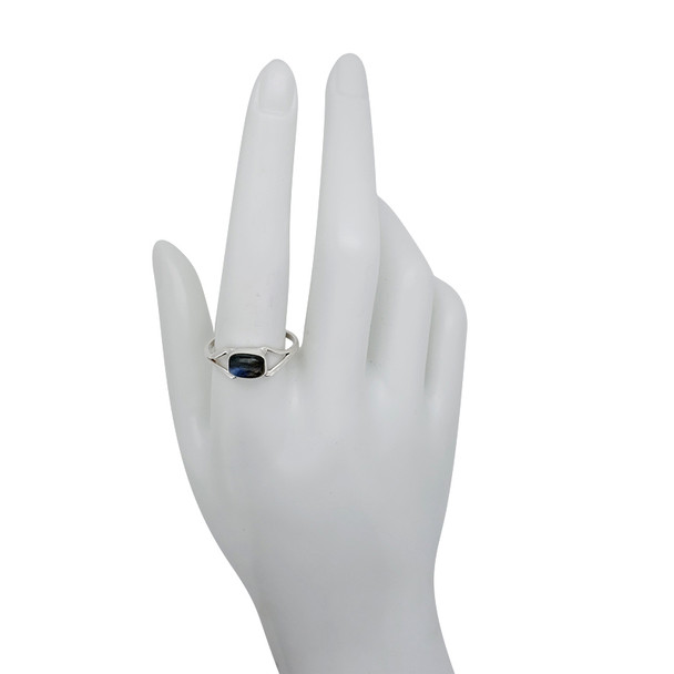 Labradorite Sterling Silver Ring (R-LB-5446)