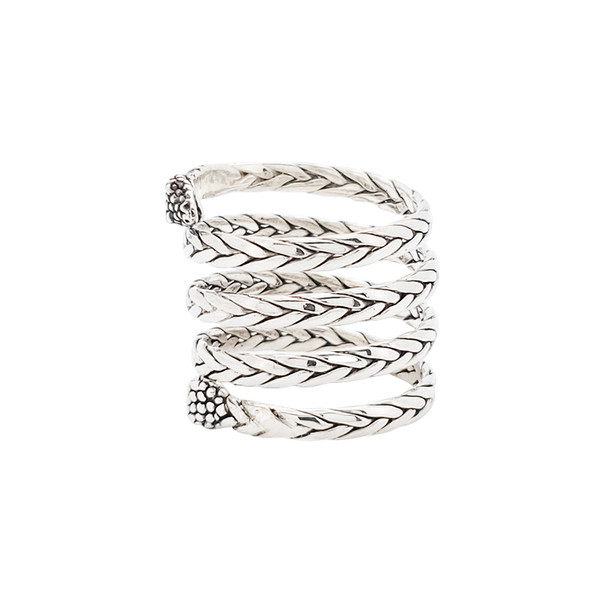 Sterling Silver Snake Ring