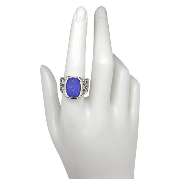 Lapis Sterling Silver Ring (R-LP-6489)