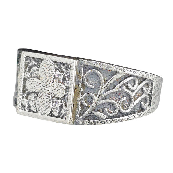 Clover Sterling Silver Ring