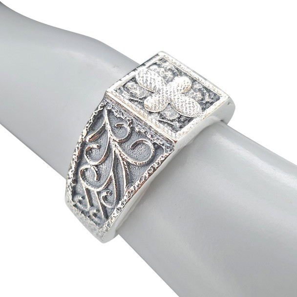 Clover Sterling Silver Ring