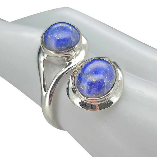 Lapis Sterling Silver Adjustable Ring