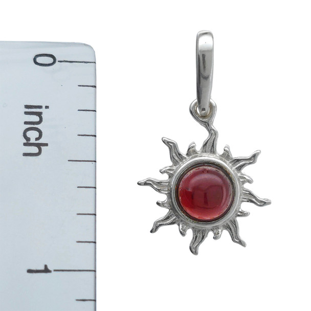 Sun Cherry Amber Sterling Silver Pendant
